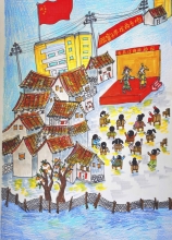 《推劇走進校園》 許以軒 12歲 壽縣澗溝鎮(zhèn)顧寨小學(xué)
