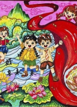 《兒童友好，共享未來》 朱思怡 10歲 鳳臺縣朱馬店鎮(zhèn)中心學(xué)校