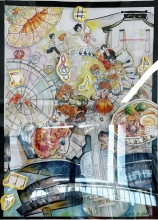 《五彩童年，愛在淮南城》 孔子琪 13歲   淮南市謝家集區(qū)淮河中學(xué)七（2）班